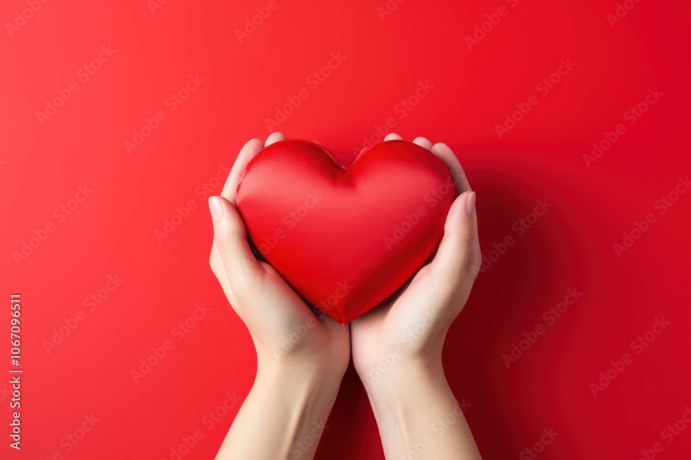 Holding hand red red background. Holding hand red red background.