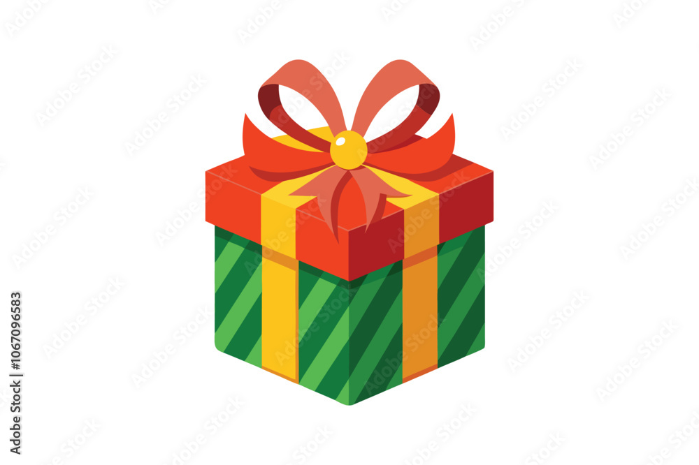 Christmas Gift Box  vector illustration, Christmas Gift Box Vector