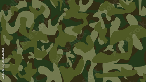 camouflage pattern vector illustration
