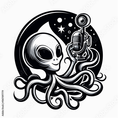 allien logotupe illustrated