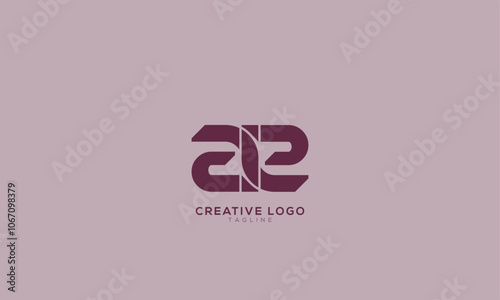 AE AIE Abstract initial monogram letter alphabet logo design photo