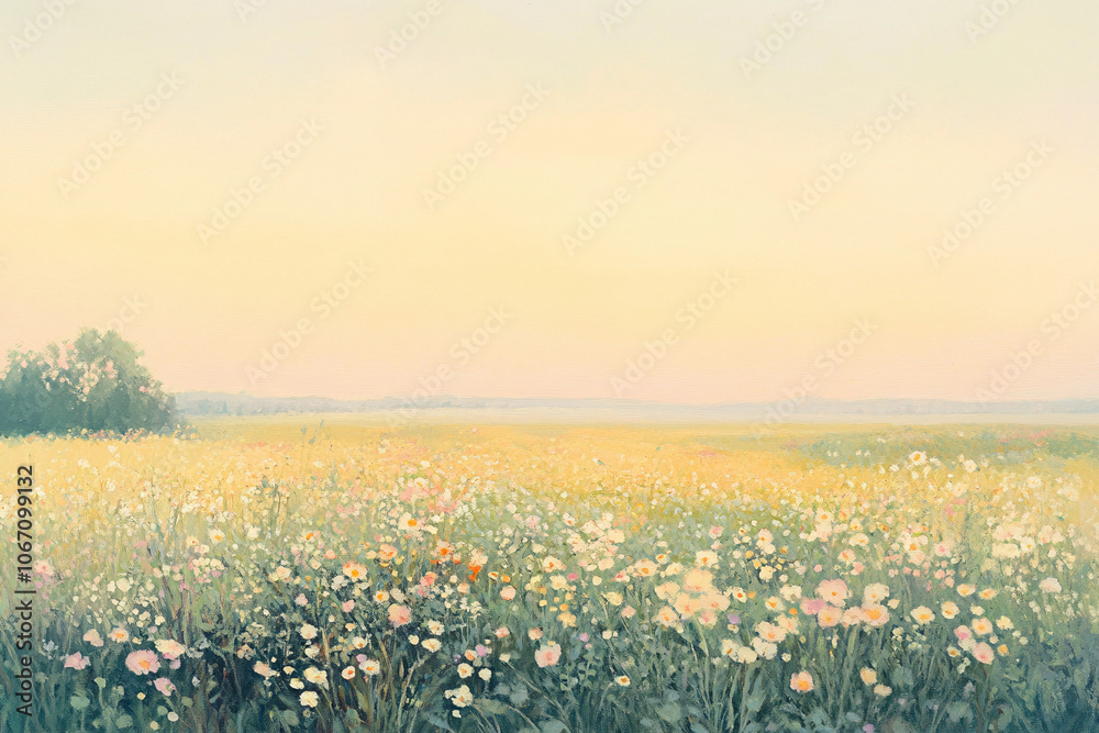 field of flowers