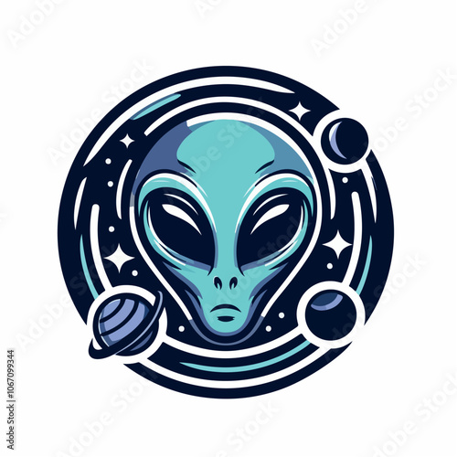 allien logo illustrated