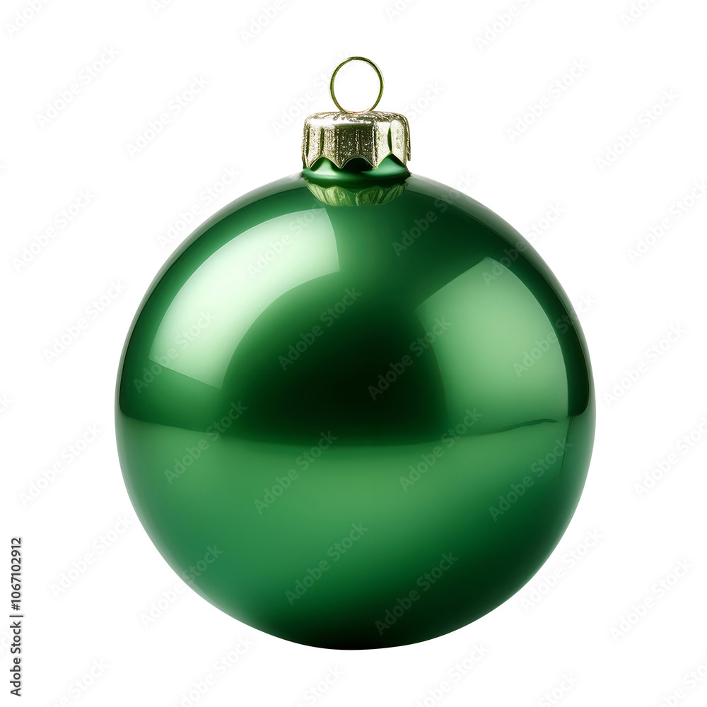 Green christmas ball Green christmas ball