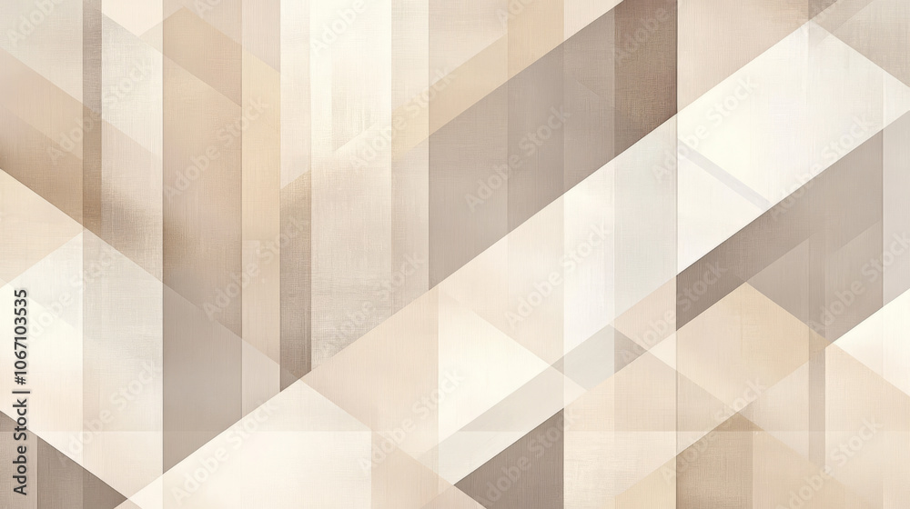 Fototapeta premium A modern geometric wallpaper pattern on a transparent background, with clean lines and subtle color gradients for a sophisticated look