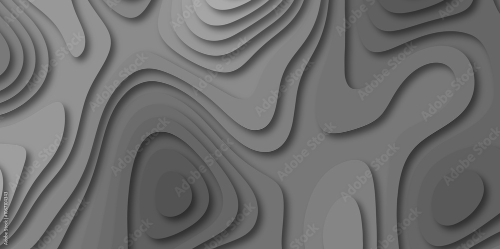 Fotografie Abstract luxury multicolor modern 3d papercut background