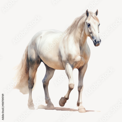 Horse stallion standing animal.