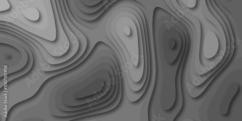 Abstract luxury multicolor modern 3d papercut background. Minimal abstract vector wave carve diamond topography line circle creative topography map circle and wave line smooth multilayer pattern.