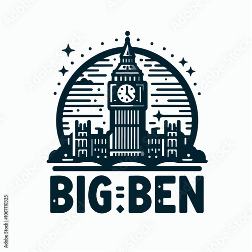 big ben logo illustration