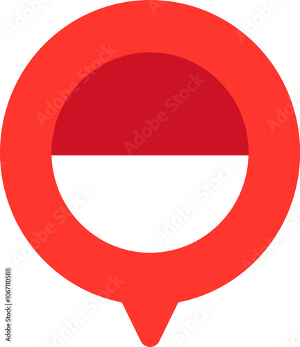 Indonesia Flag On Pin Icon Free Download Indonesia Flag On Pin Icon - GFXLoad