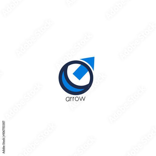 Initial Letter O Compass Target Arrow Logo Design Illustration Free Download Initial Letter O Compass Target Arrow Logo Design Illustration - GFXLoad