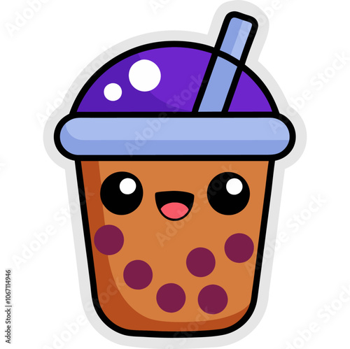 Boba coffee tea Clipart Bubble Tea