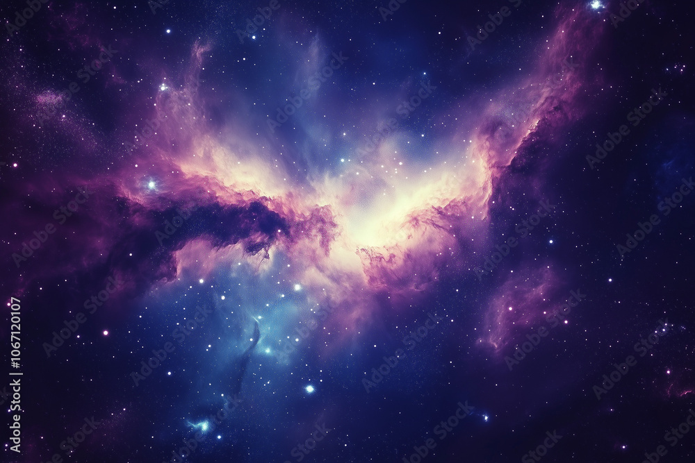 Fototapeta premium Abstract background with stars