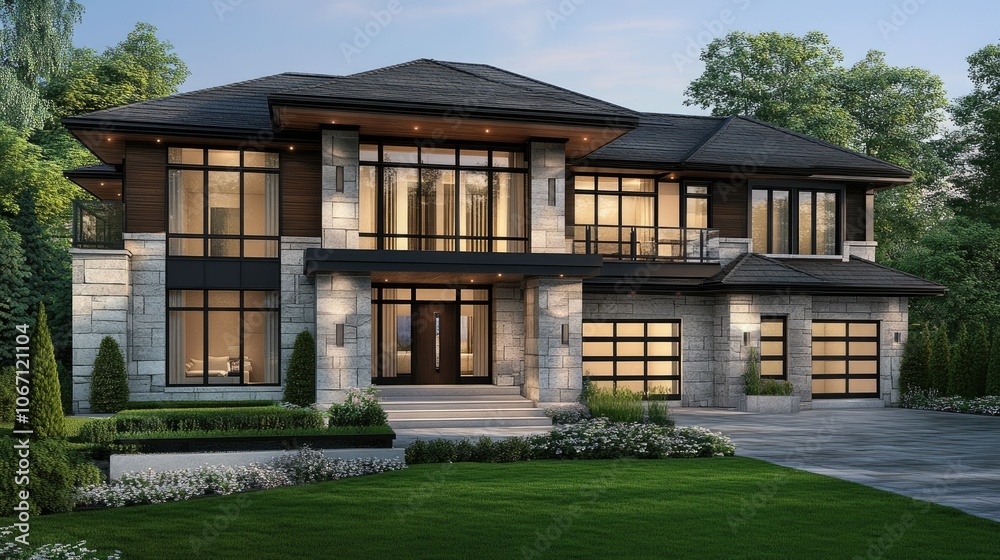 Modern Luxury Home with Elegant Architecture Modern Luxury Home with Elegant Architecture
