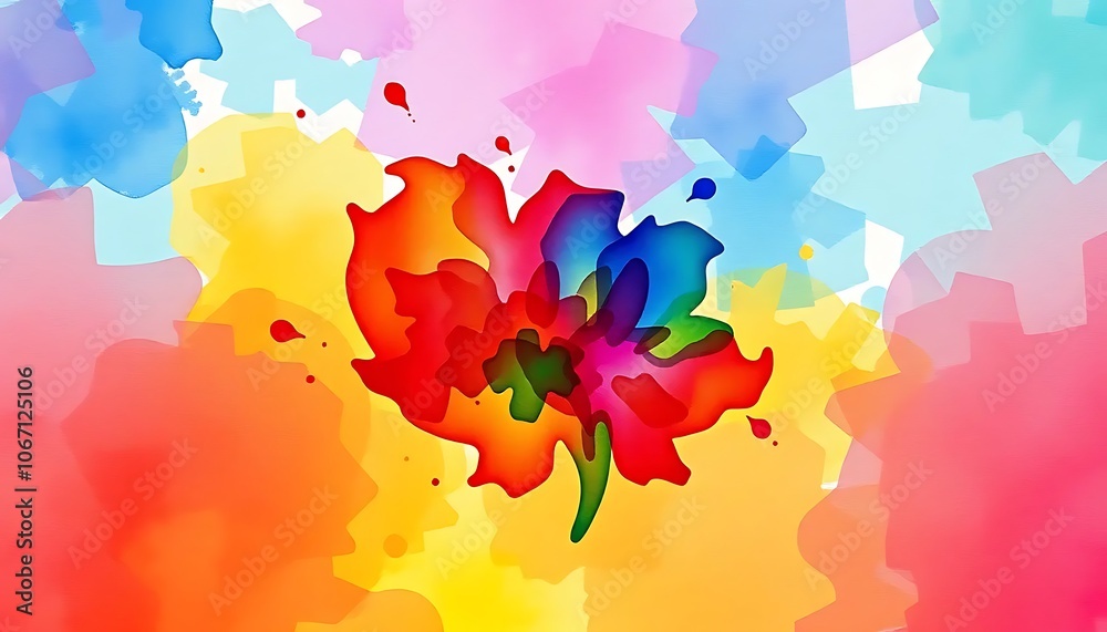 abstract watercolor background with splashes abstract watercolor background with splashes