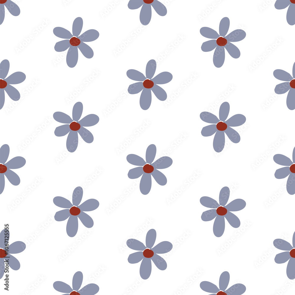 Seamless wildflowers pattern, vector illustration, Hand-drawn botanical element, doodle floral background, minimal botanical art, cute polka flowers wallpaper. EPS 10. Seamless wildflowers pattern, vector illustration, Hand-drawn botanical element, doodle floral background, minimal botanical art, cute polka flowers wallpaper. EPS 10.