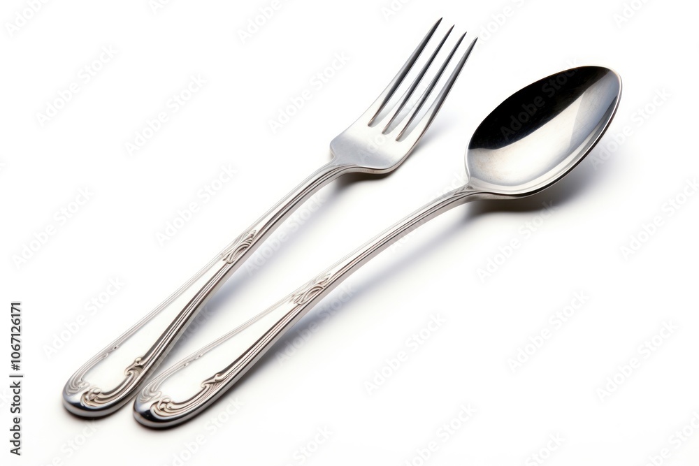 Fork spoon knife white background. Fork spoon knife white background.