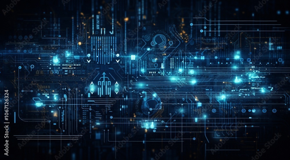Fototapeta premium abstract background, circuit board background, abstract technology background, full hd colored technology wallpaper, technology colors