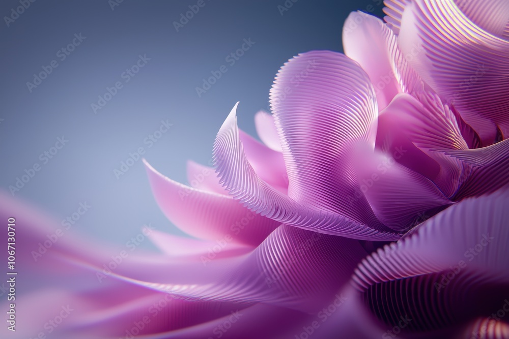 Obraz premium Stylized 3D Illustration of a Sliced Chioggia Vegetable