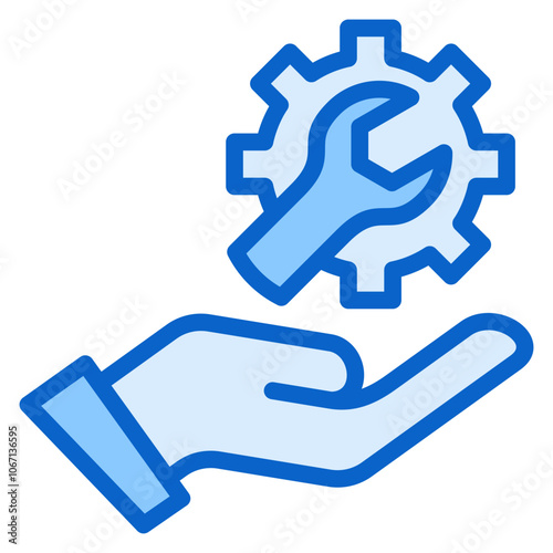 Maintenance Blue Icon
