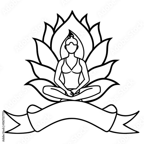 yoga lotus position