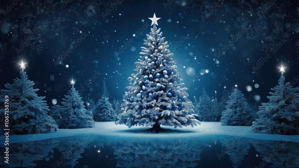 Winter Christmas Tree Winter Christmas Tree