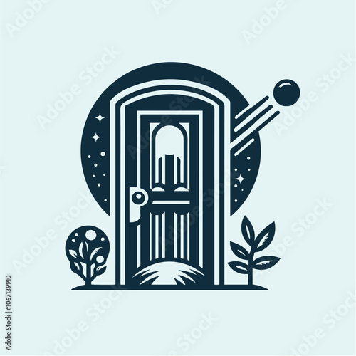 door logo illustration