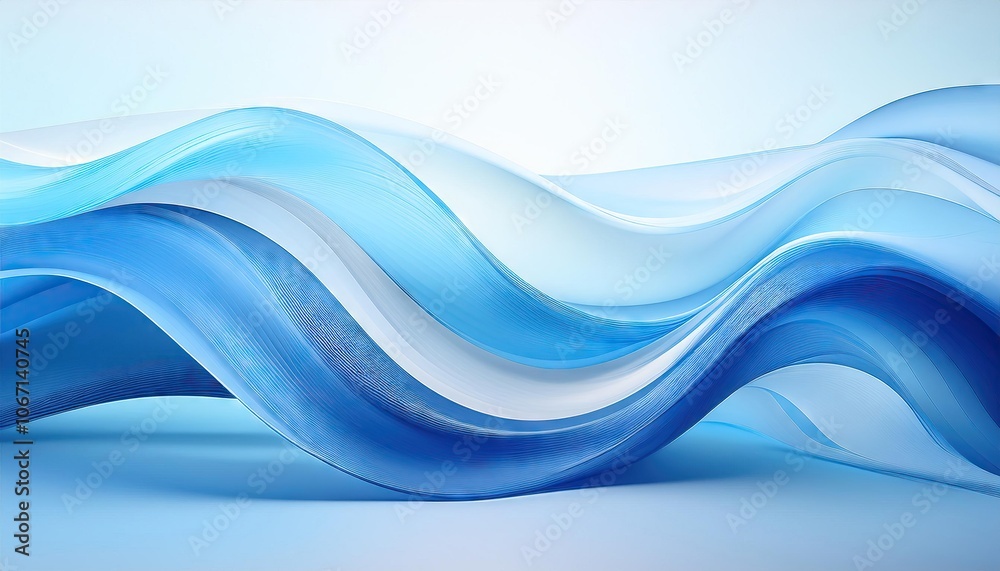 Fototapeta premium Abstract Swirling Wave