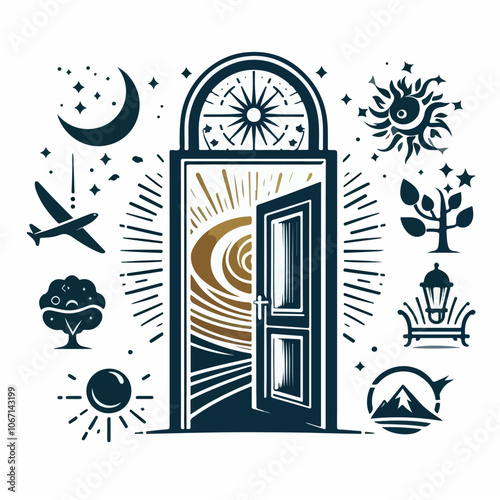 door logo illustration