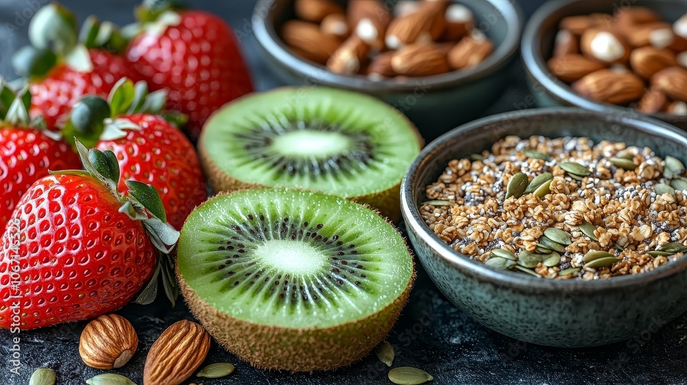 Explore the vibrant world of healthy eating with delicious fruits nuts and seeds for nutritious snacking