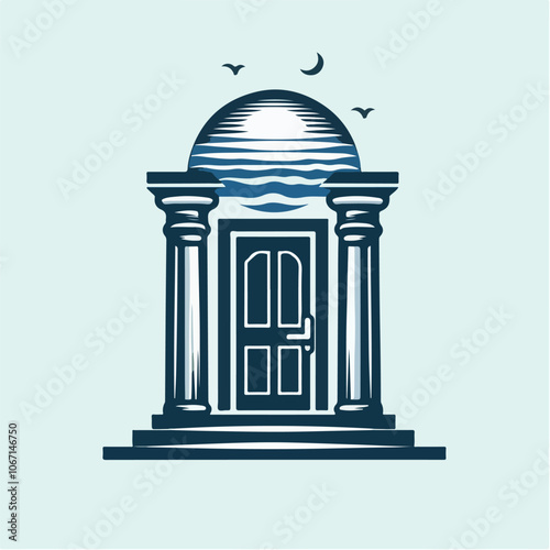 door logo illustration