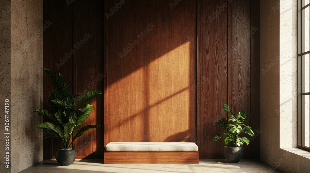 A lavish wooden interior being polished by artisans, illuminated by soft, natural light through large windows, contemporary luxury, warm colors, minimalistic style, photo-realism A lavish wooden interior being polished by artisans, illuminated by soft, natural light through large windows, contemporary luxury, warm colors, minimalistic style, photo-realism
