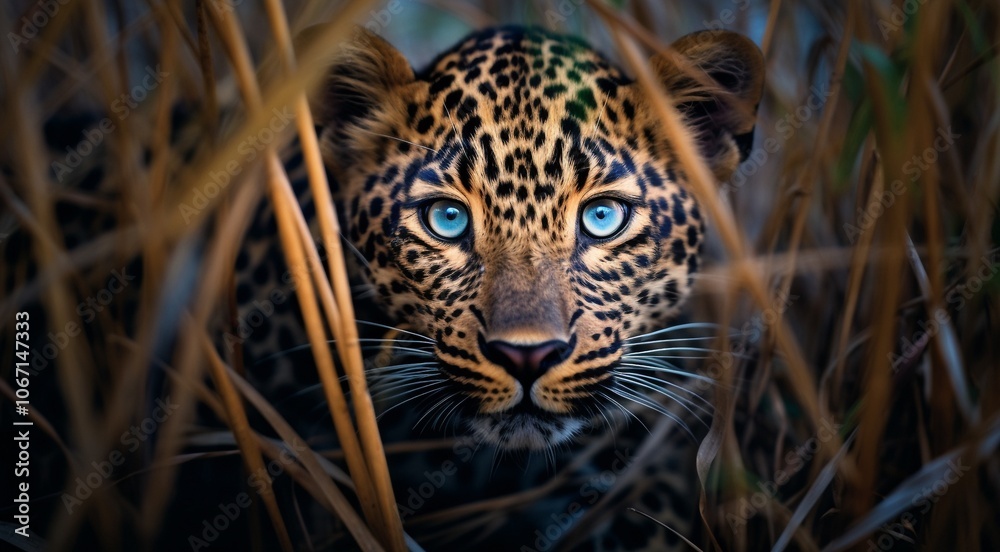 Fototapeta premium wild animal close-up, wild animal in wild nature, close-up of wild beautiful animal in the nature
