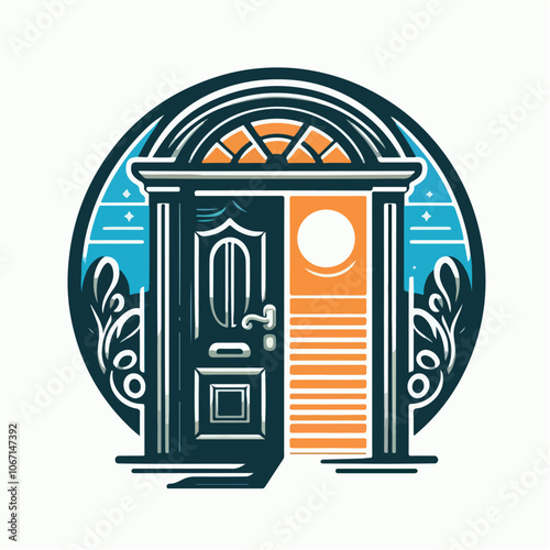 door logo illustration