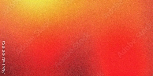 Abstract orange gradient background, grainy noise texture gradient