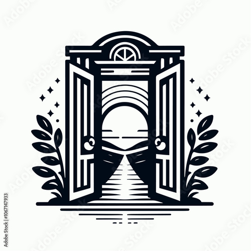 door logo illustration