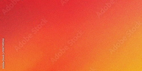 Abstract orange gradient background, grainy noise texture gradient