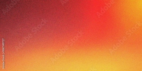 Abstract orange gradient background, grainy noise texture gradient