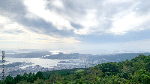 佐世保市の烏帽子岳展望台からの絶景