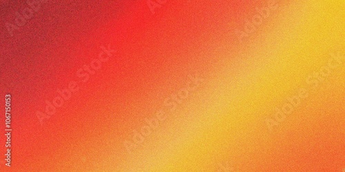 Abstract orange gradient background, grainy noise texture gradient