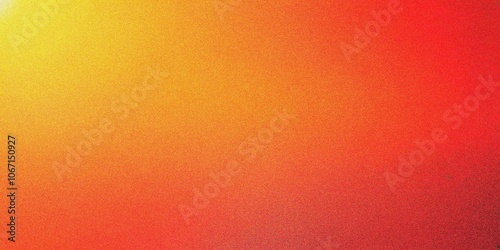 Abstract orange gradient background, grainy noise texture gradient