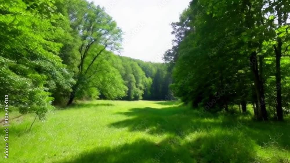 Deep in the Forest: Calm and Fresh Atmosphere Deep in the Forest: Calm and Fresh Atmosphere
