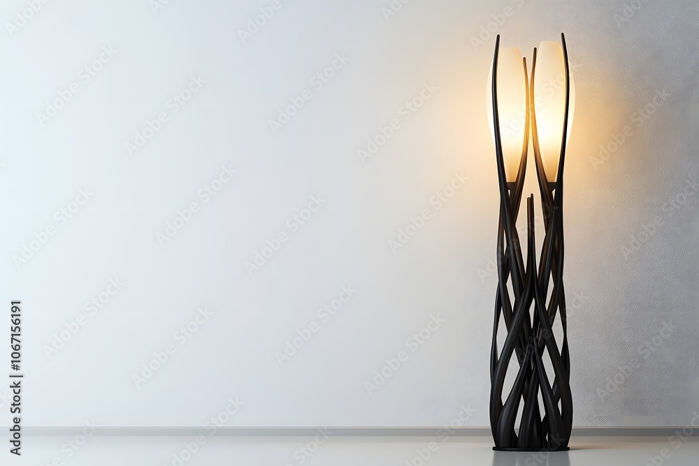 Decorative Floor Lamp on a isolated Background Decorative Floor Lamp on a isolated Background