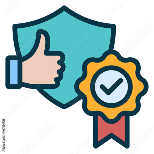 Reliability Outline Color Icon