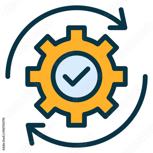 Automation Outline Color Icon