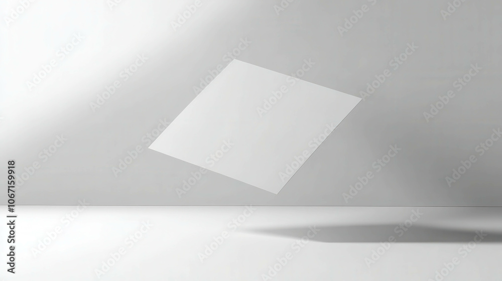 Floating Square Mockup 