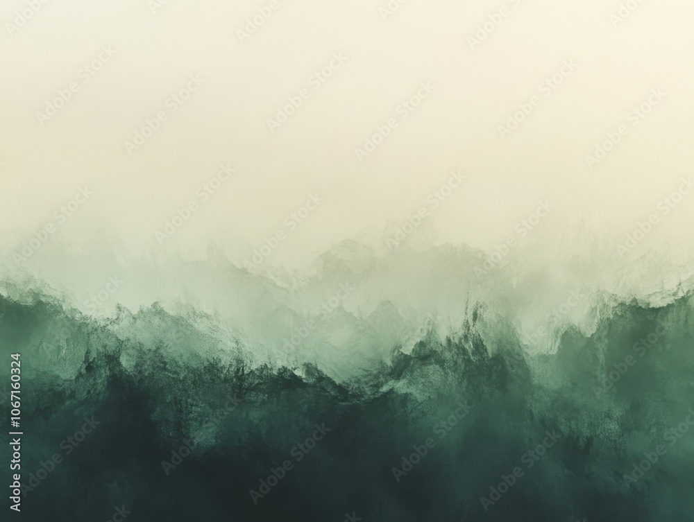 Fototapeta premium Green gradient abstract background