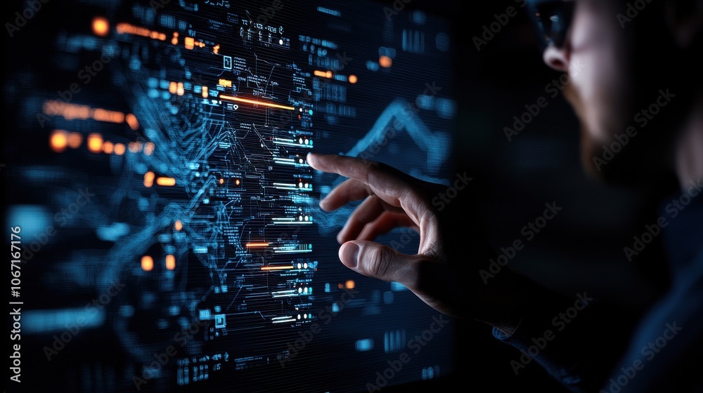 Businessman engages with virtual firewall concepts to enhance cybersecurity standards Businessman engages with virtual firewall concepts to enhance cybersecurity standards