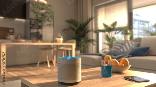 Virtual assistant managing household task and reminders.