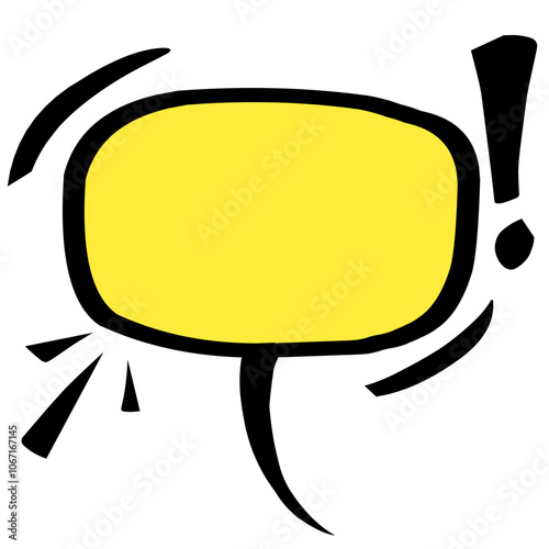 Speech bubble illustration
